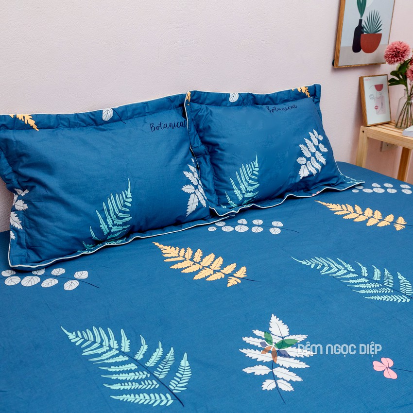 Ga gối cotton May bedding 100% cotton Hàn Quốc bọc đệm 1m2 1m6 1m8 2m2 chưa gồm ruột chăn ruột gối