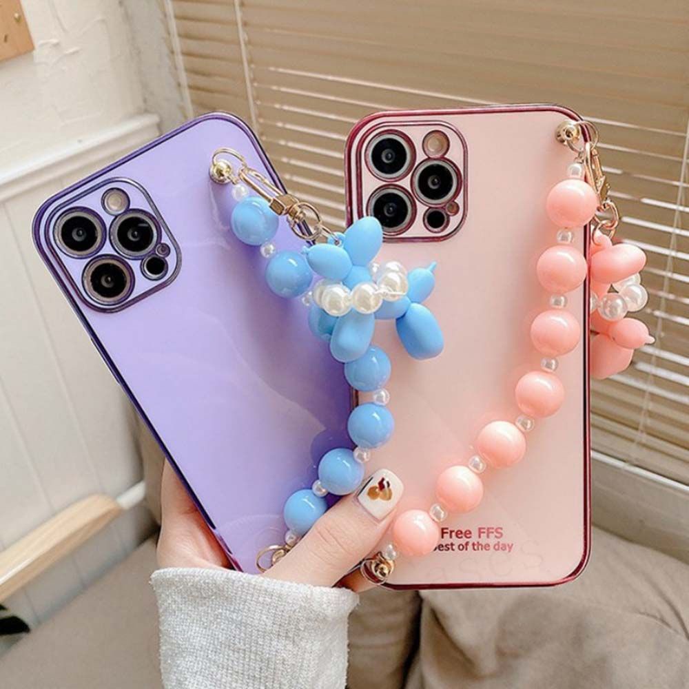 Dây xích có ốc vít chống mất chống rơi nhiều màu tùy chọn dùng trang trí ốp điện thoại thủ công DIY