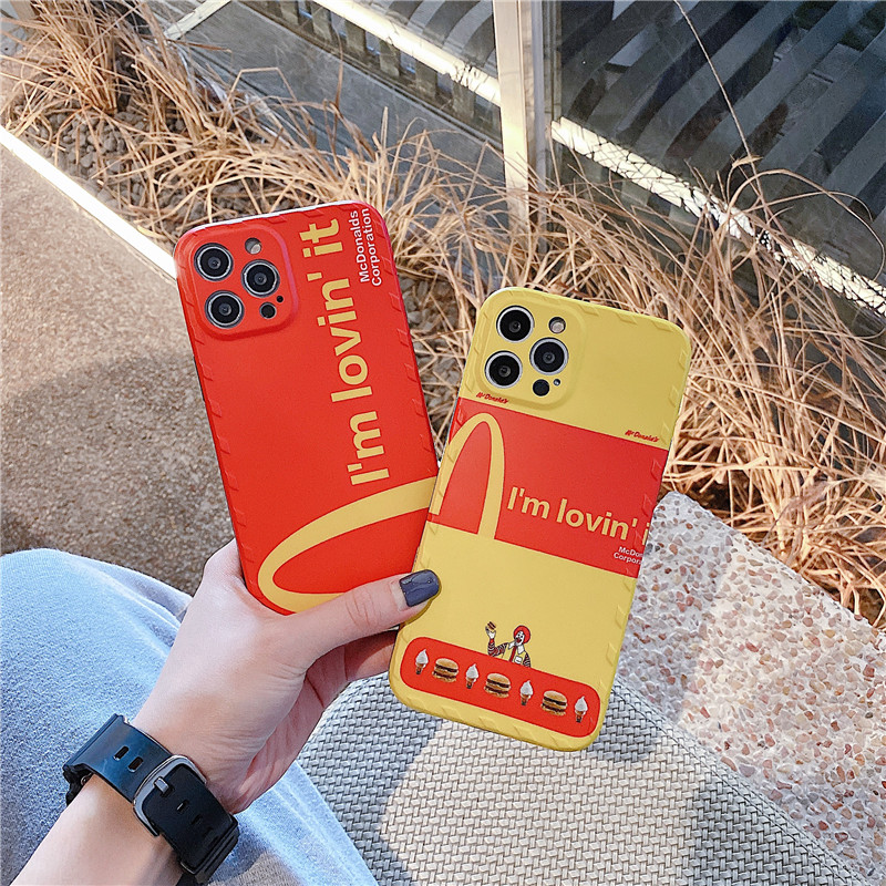 Ốp điện thoại từ nhựa mềm họa tiết McDonald's cho iPhone12 mini 11 PRO MAX 7/8plus SE2020 X/XS XR XSMAX | BigBuy360 - bigbuy360.vn