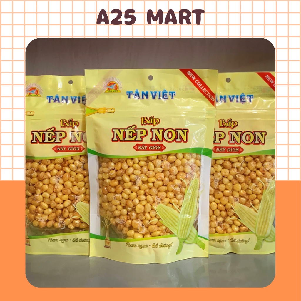 Bắp Nếp Non Sấy Giòn Tân Việt Gói 130g