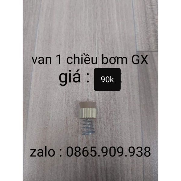 van 1 chiều bơm GX