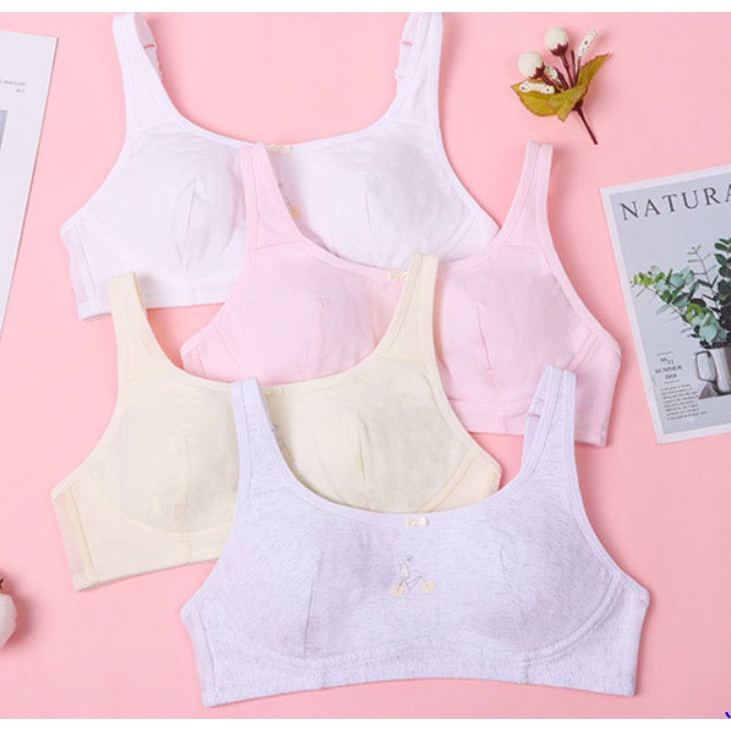 Bra / Áo Lá Cotton Nữ Sinh Hình Họa Mi Xuất Đông. A184. | BigBuy360 - bigbuy360.vn