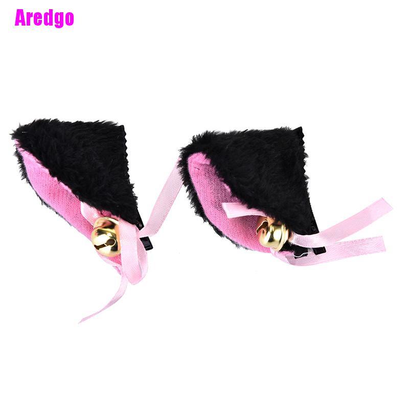 Cài Tóc Tai Mèo Đính Chuông Hóa Trang Cho Nữ