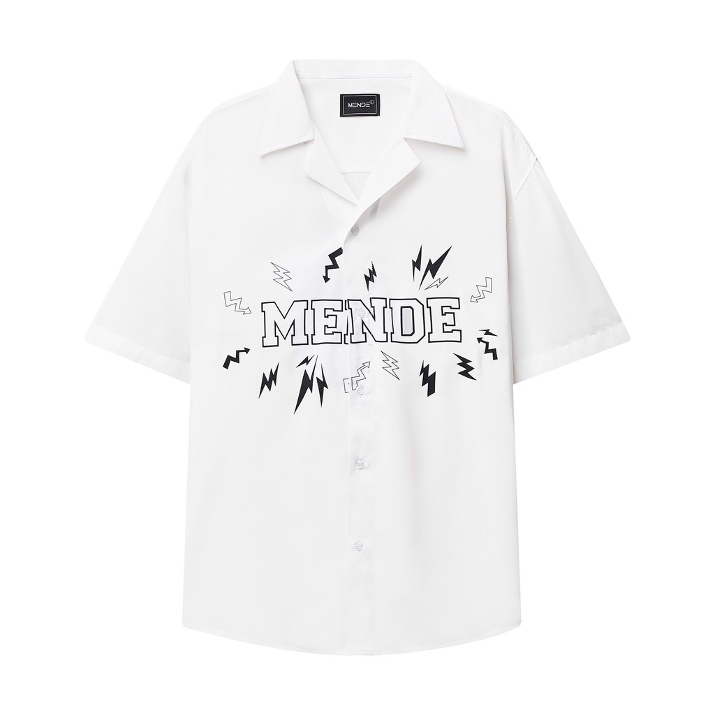 [Mã INCU50 giảm 50k đơn 250k] FLASH SHIRT TRẮNG - SƠ MI TAY NGẮN - MENDE CHÍNH HÃNG | BigBuy360 - bigbuy360.vn