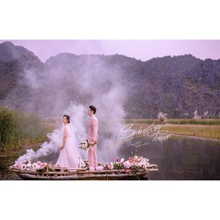 Bánh tạo khói chụp hình