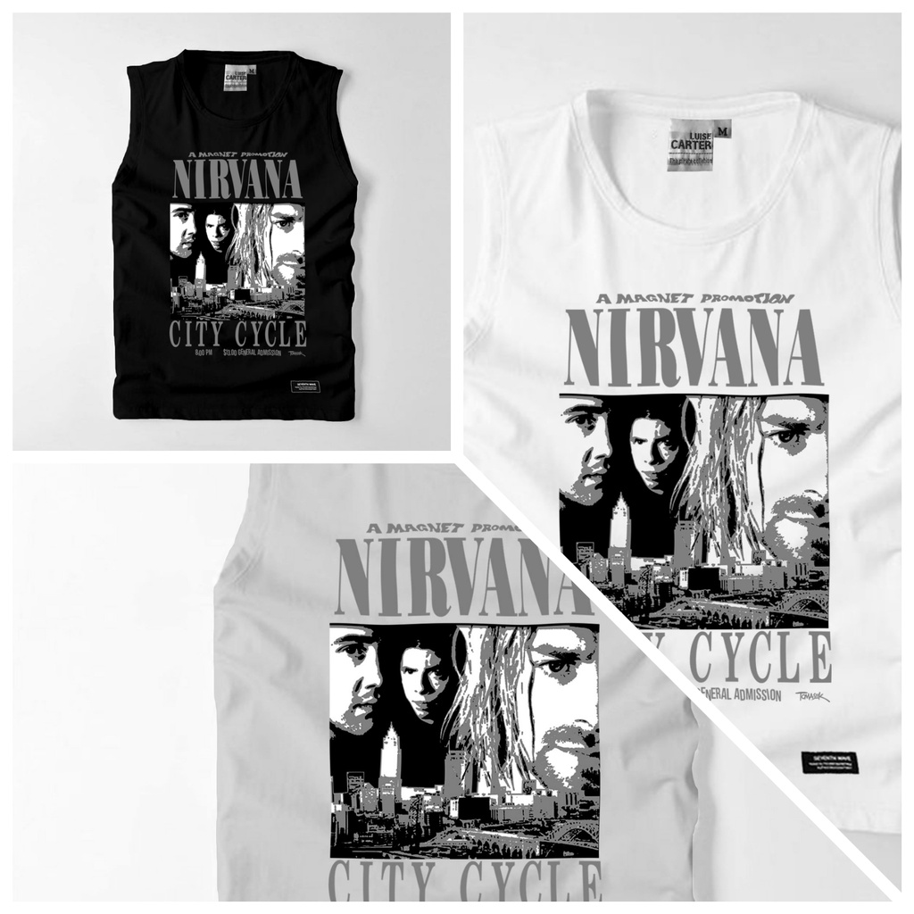 Áo tanktop nam nữ Nirvana City Cycle