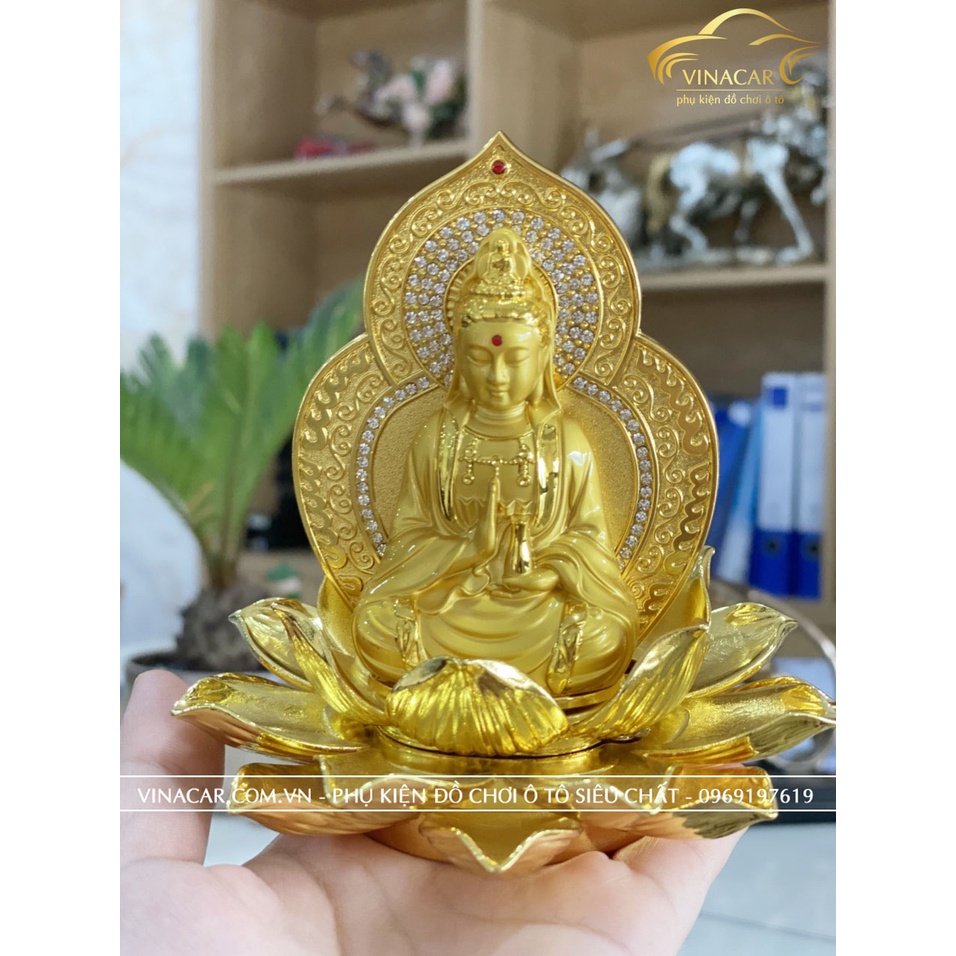 Tượng mẹ hiền quan thế âm ngự liên hoa, quan âm bồ tát, phật bà quan âm