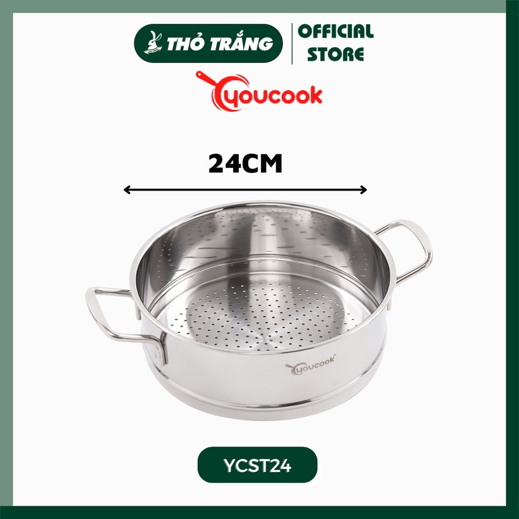 Xửng hấp Inox cao cấp 24cm thương hiệu You Cook