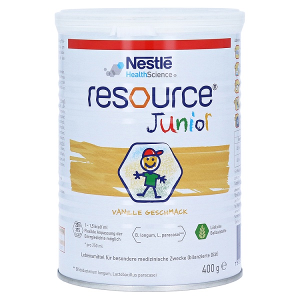 SỮA BÉO TĂNG CÂN RESOURCE JUNIOR 400g - ĐỨC[MÓP VỎ]