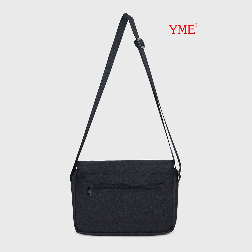 Túi đeo chéo messenger Nam nữ YME đi làm đi học đi chơi tiện dụng chất liệu Polyester Canvas chống thấm nước YSB02