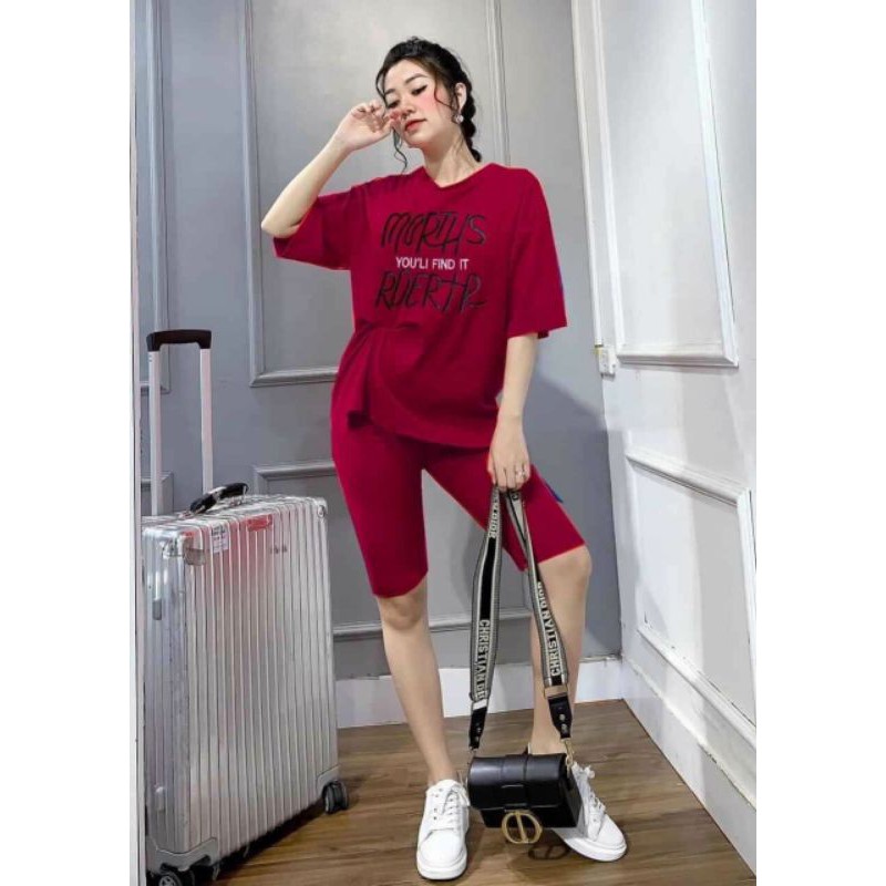 [ SIÊU RẺ ]ĐỒ BỘ MẶC NHÀ - DẠO PHỐ SIÊU XINH THUN COTTON 4 CHIỀU CO GIÃN THẤM HÚT