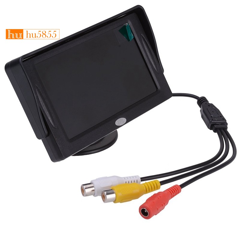 Màn hình camera chiếu hậu LCD 4.3" DVD CD hu5855