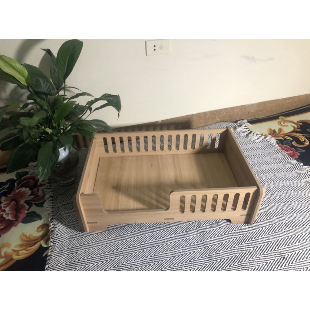 Nhà gỗ cho mèo Pet house Gỗ MDF 9mm Phủ melamin màu mẫu 5