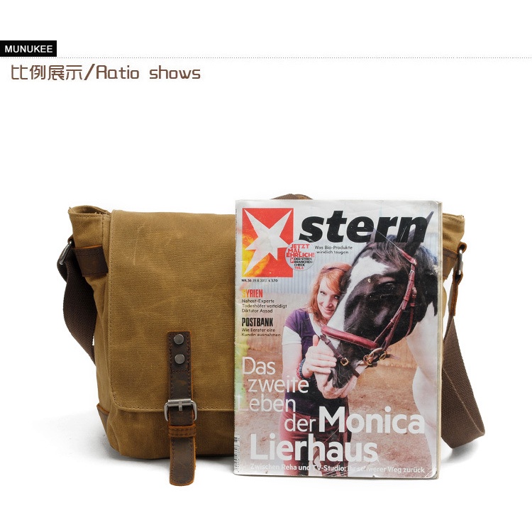 Túi Đeo Chéo Vai Bằng Vải Bạt Thời Trang 2022 M400 Dành Cho Nam