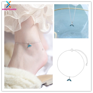 Lắc Chân Hình Đuôi Cá Phong Cách Hàn Quốc Đơn Giản Cho Nữ