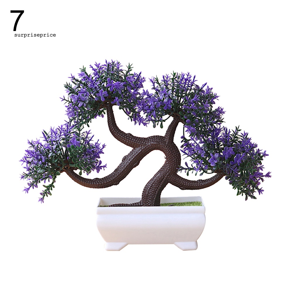 Chậu Cây Bonsai Giả Trang Trí Nhà Cửa / Khách Sạn / Sân Vườn
