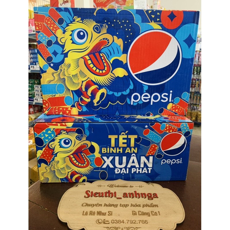 Thùng 24 lon Pepsi 330ml