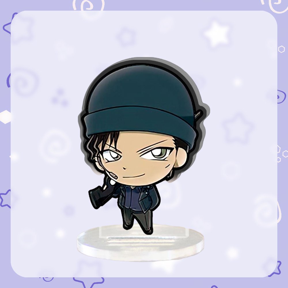 (mini 3cm) Standee Conan Thám tử lừng danh m1 tượng acrylic standee anime mica chibi trang trí trưng bày mô hình