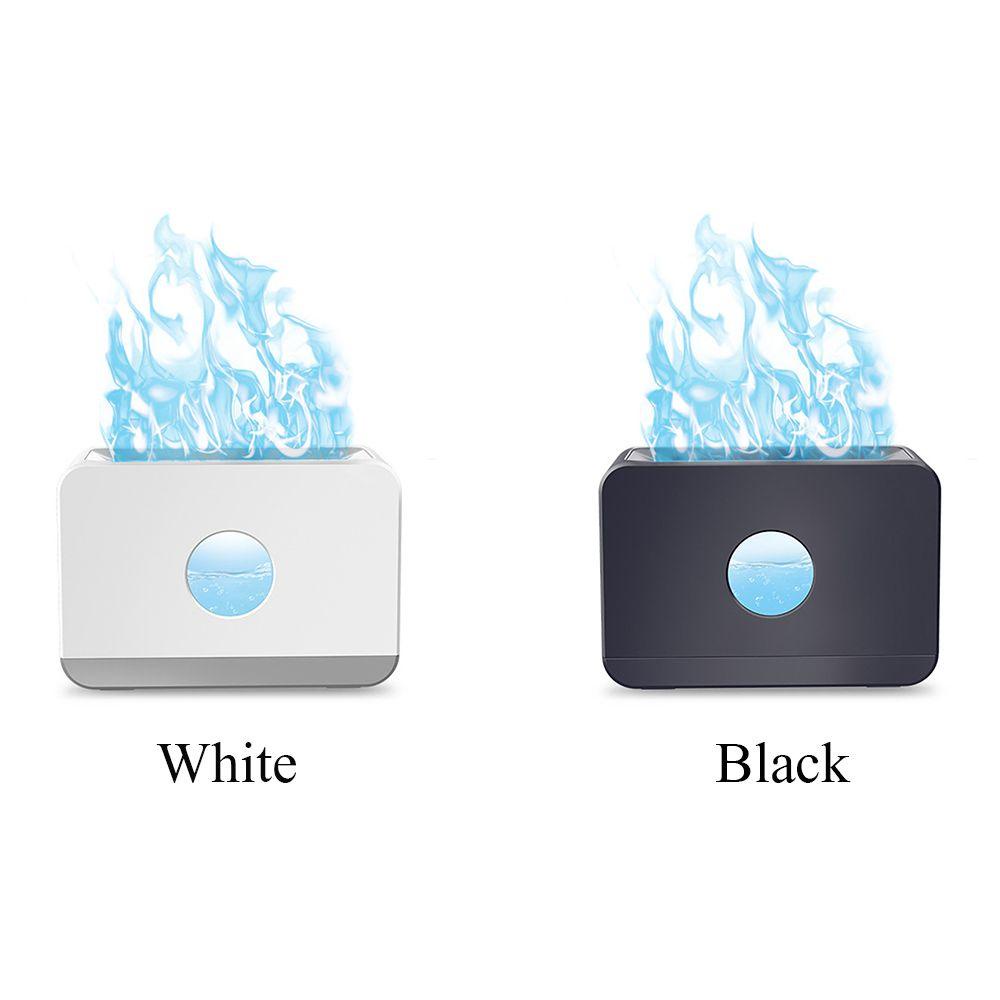 LAKAMIER Máy Phun Sương Tạo Độ Ẩm Không Khí Hình Ngọn Lửa 3D Sáng Tạo
