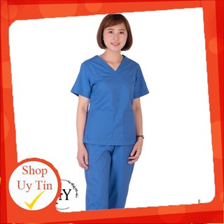 Bộ Scrubs Blouse Kỹ Thuật Viên Vải Lon Bền, Đẹp, Thoáng Mát