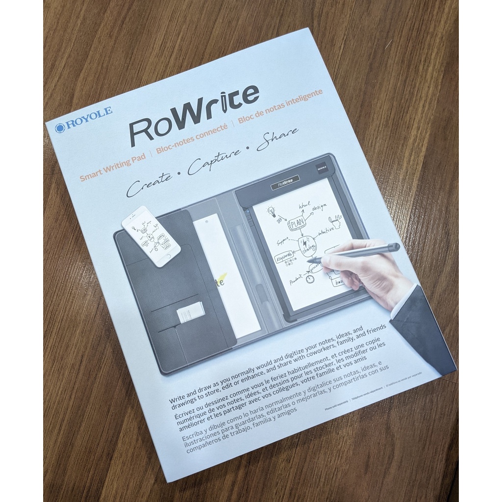 Sổ tay điện tử thông minh Rowrite 1 kết nối điện thoại iOS, Android