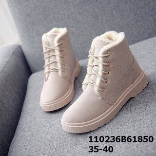 Boot cao cổ đế thấp (có sẵn sz 35-36, nâu)