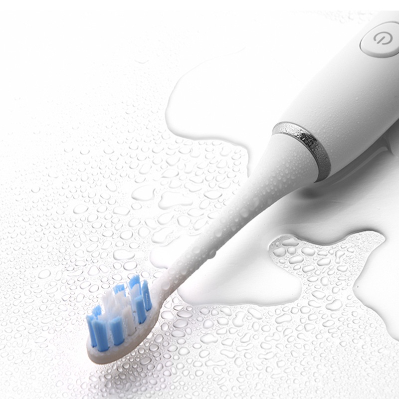 Bàn Chải Đánh Răng Điện Siêu Âm Chống Thấm Nước IPX7 Với 4 Chế Độ Kèm 8 Đầu Bàn Chải Thay Thế