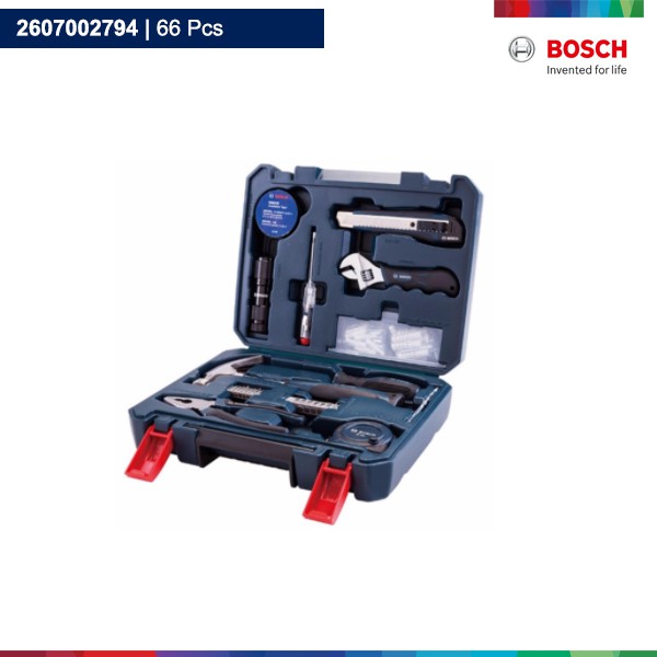 Bộ dụng cụ gia đình đa chức năng Bosch 66 chi tiết