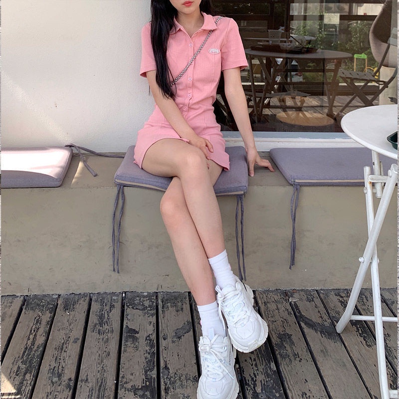 Đầm Cổ Polo Thiết Kế Mới Thời Trang Mùa Hè Theo Phong Cách Hàn Quốc | BigBuy360 - bigbuy360.vn