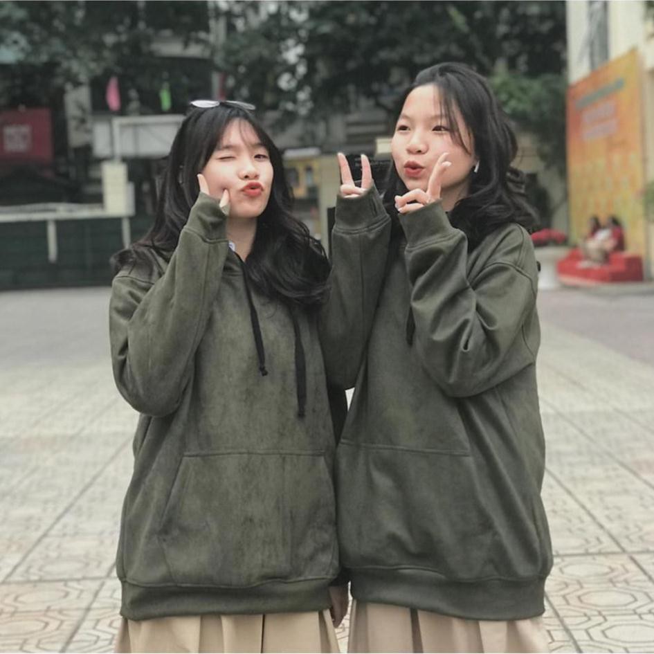 ( Xả đông ) ÁO HOODIE NỈ DA LỘN MỀM MỊN, CẢN GIÓ, 9 MÀU CƠ BẢN TÔN DA, CỰC DỄ PHỐI ĐỒ + Siêu Đep