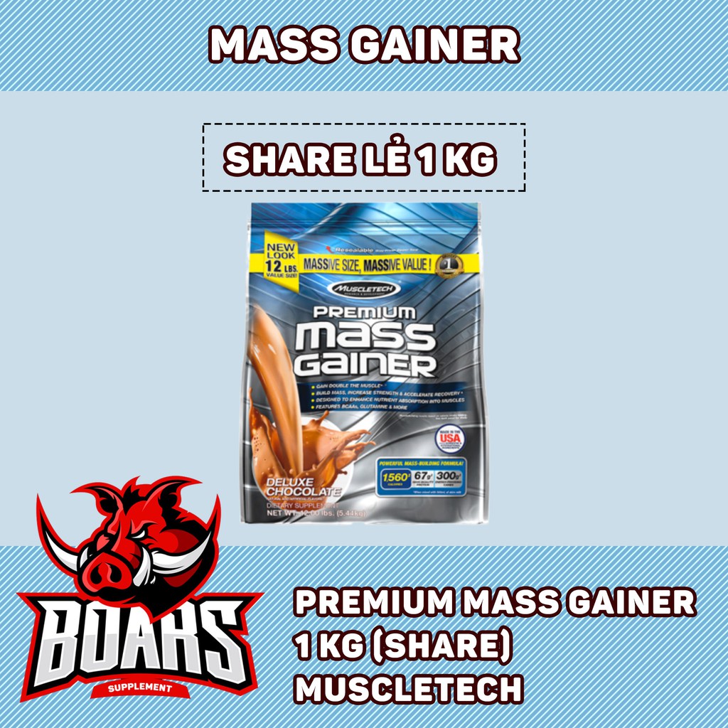 PREMIUM MASS GAINER - SỮA TĂNG CÂN CHẤT LƯỢNG (1 KG)