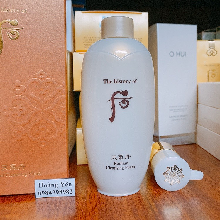 [DATE 2025]Sữa rửa mặt tái sinh da Whoo Cheongidan Radiant Cleansing Foam set 200ml HOẶC 50ml (KHÁCH CHỌN)
