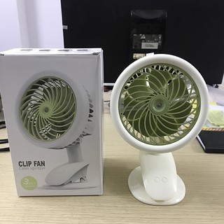 Quạt Phun Sương Mini Tích Điện [Bảo Hành 12 Tháng]