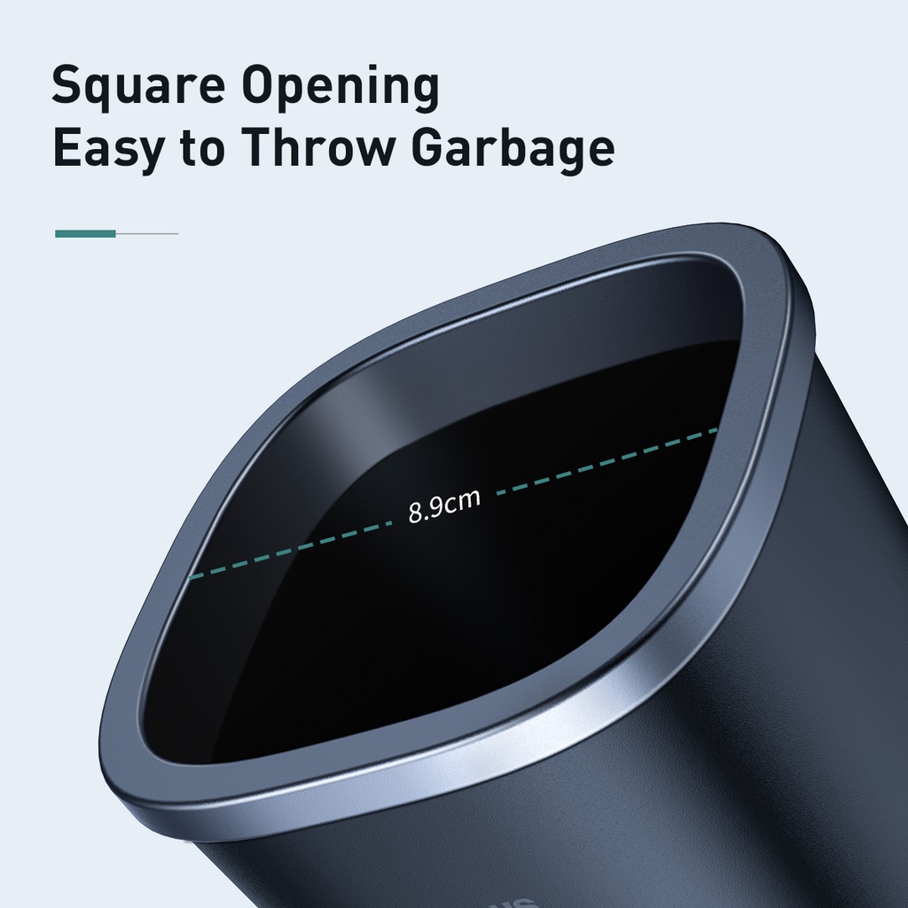 Thùng rác mini Baseus Dust-free Vehicle Mounted Trash Can đùng trên ô tô