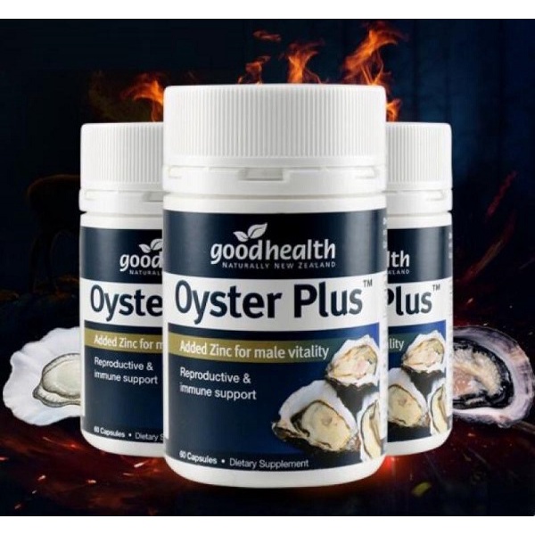 Tinh Chất Hàu Úc Oyster Plus ZinC Goodhealth 60 Viên - Hàu Lùn