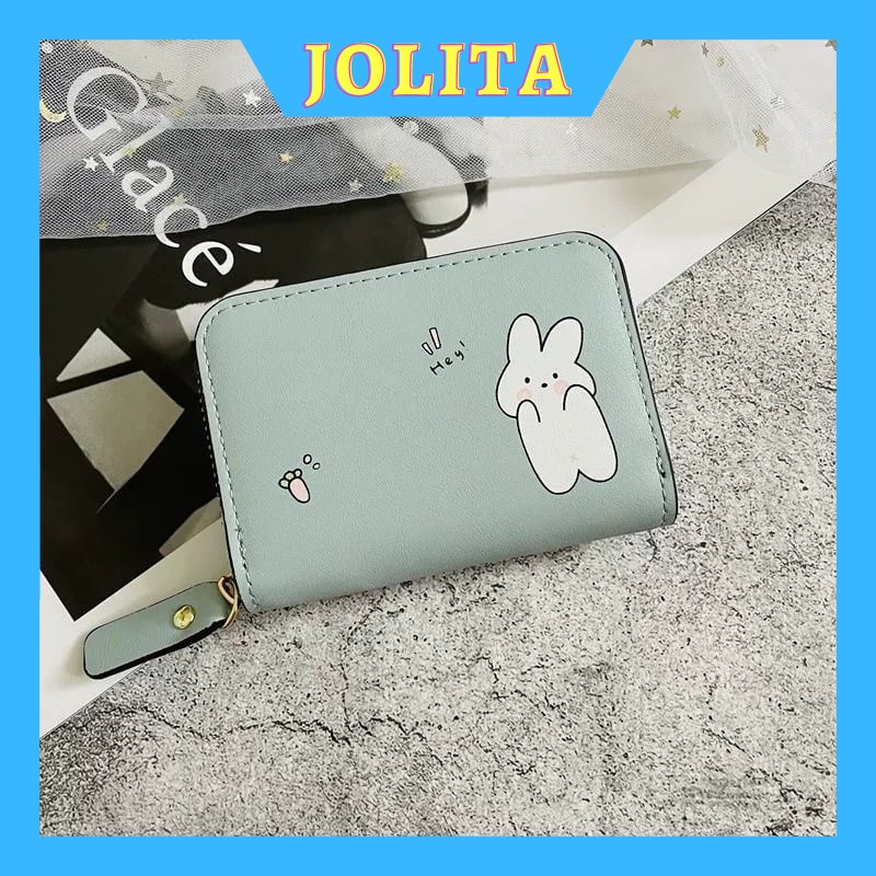 Ví bóp nữ mini cute bỏ túi nhỏ gọn thời trang Hàn Quốc đi chơi giá rẻ nhiều ngăn cao cấp đẹp JOLITA VN35