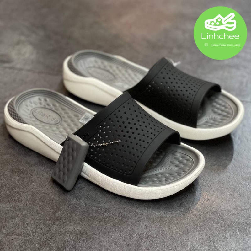 Dép Lê Cross Literide , Màu Navy Hồng ,hàng xịn full box