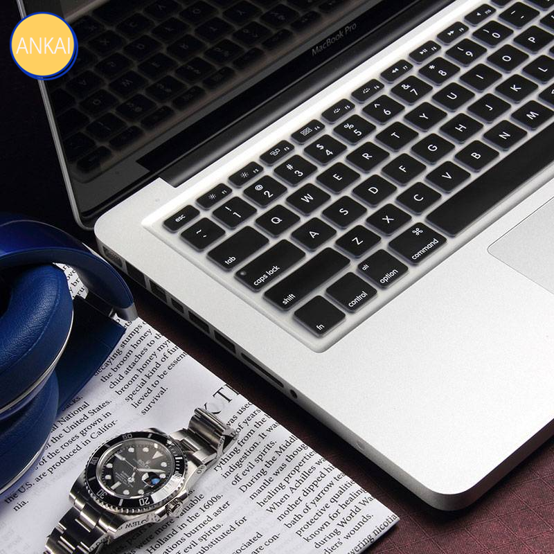 Miếng Dán Bàn Phím Bằng Silicon Ankai Cho Apple Macbook Air Pro 11.6 12 13.3 15.4