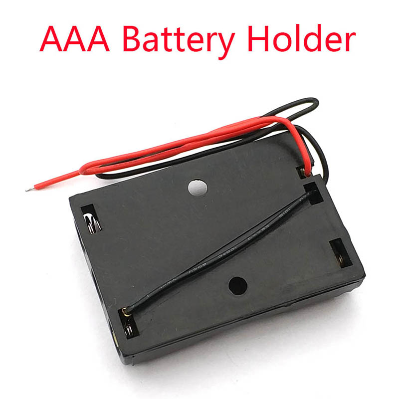 Hộp Nhựa Đựng Pin AAA 1 Cái 3 / 4 Ngăn Kèm Dây Cáp