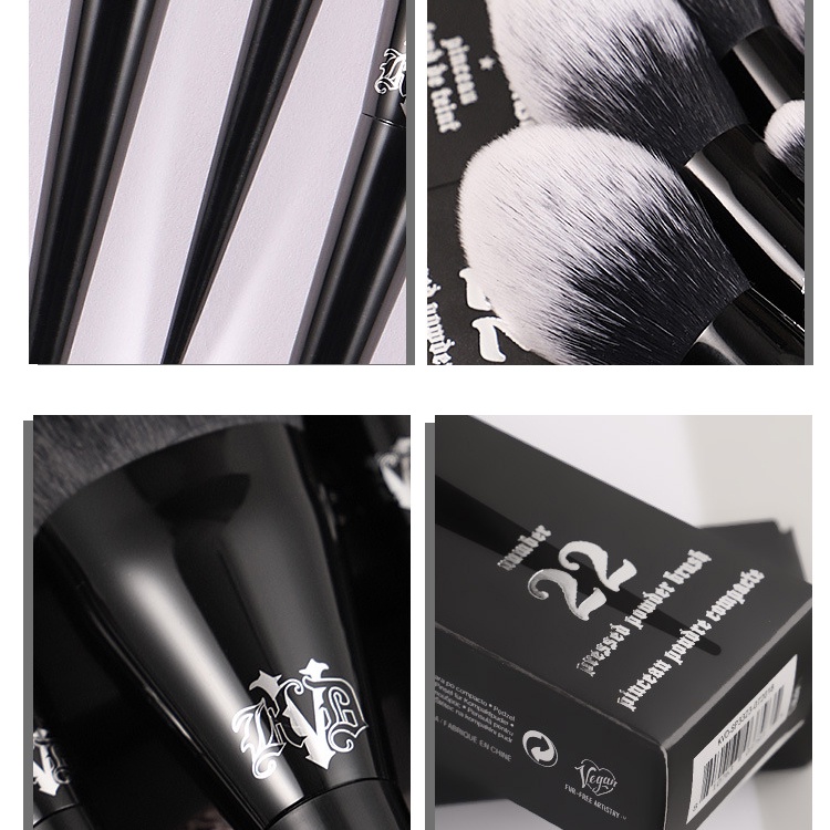 Bộ 11 Cọ Trang Điểm Chuyên Nghiệp KVD Pro
