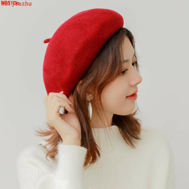 GIÁ SẬP SÀN Mũ Nồi, Nón Beret, Non Bánh Tiêu chất liệu dạ (nỉ) thời trang thu đông đẹp 2023 HOT