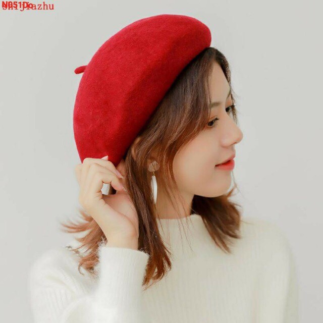 🎀 GIÁ SẬP SÀN🎀 Mũ Nồi, Nón Beret, Non Bánh Tiêu chất liệu dạ (nỉ) thời trang thu đông đẹp 2021 HOT