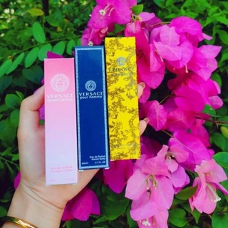 Combo 3 chai nước hoa versace hồng vàng xanh mini 20ml dạng xịt