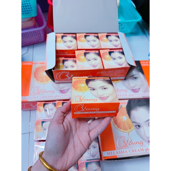 Sỉ lố 12 hộp kem Cyoung cam chuẩn thái 20g