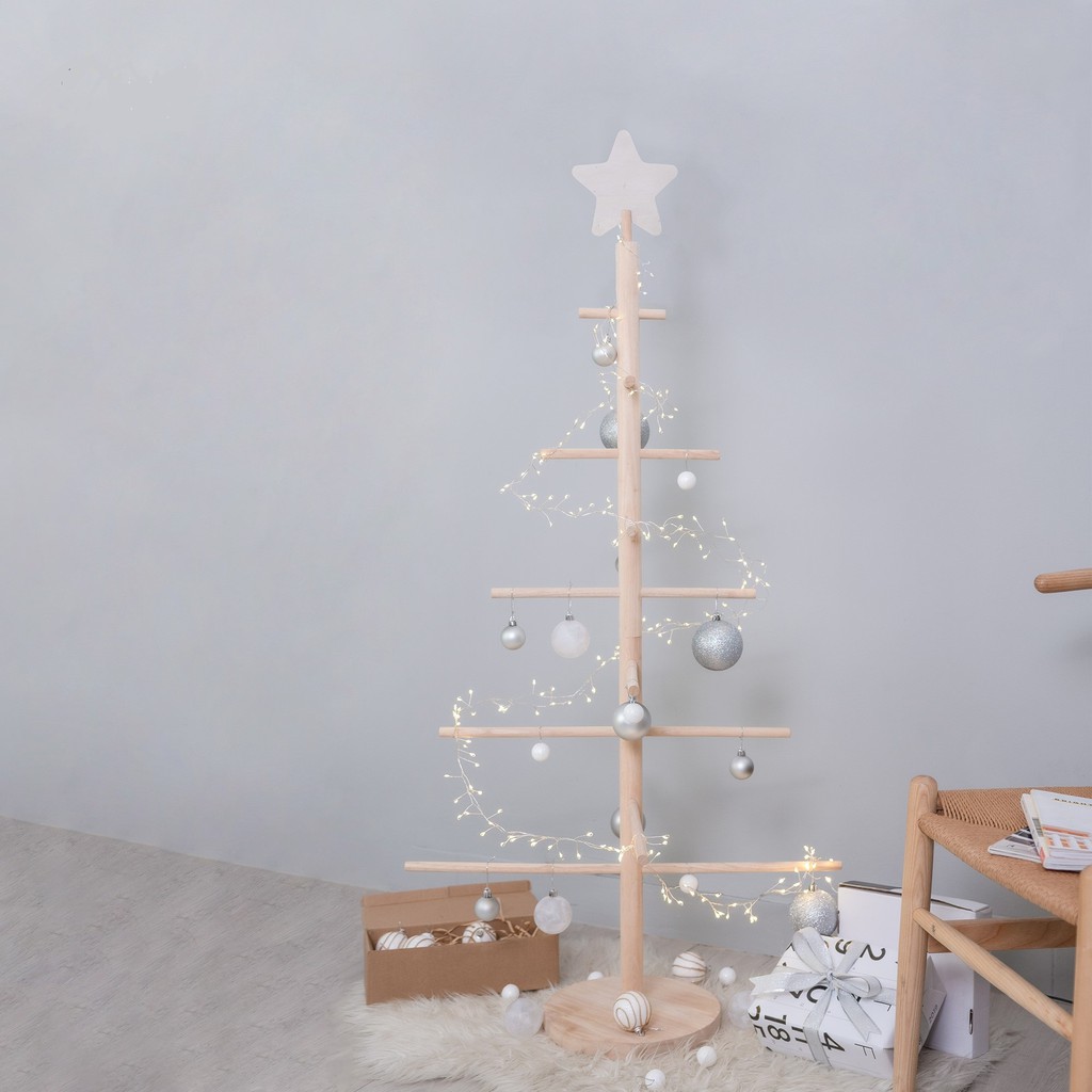 Cây Thông Noel Cây Thông Gỗ Tự Nhiên Make My Home (không kèm phụ kiện) - Hỗ trợ Nowship nhanh