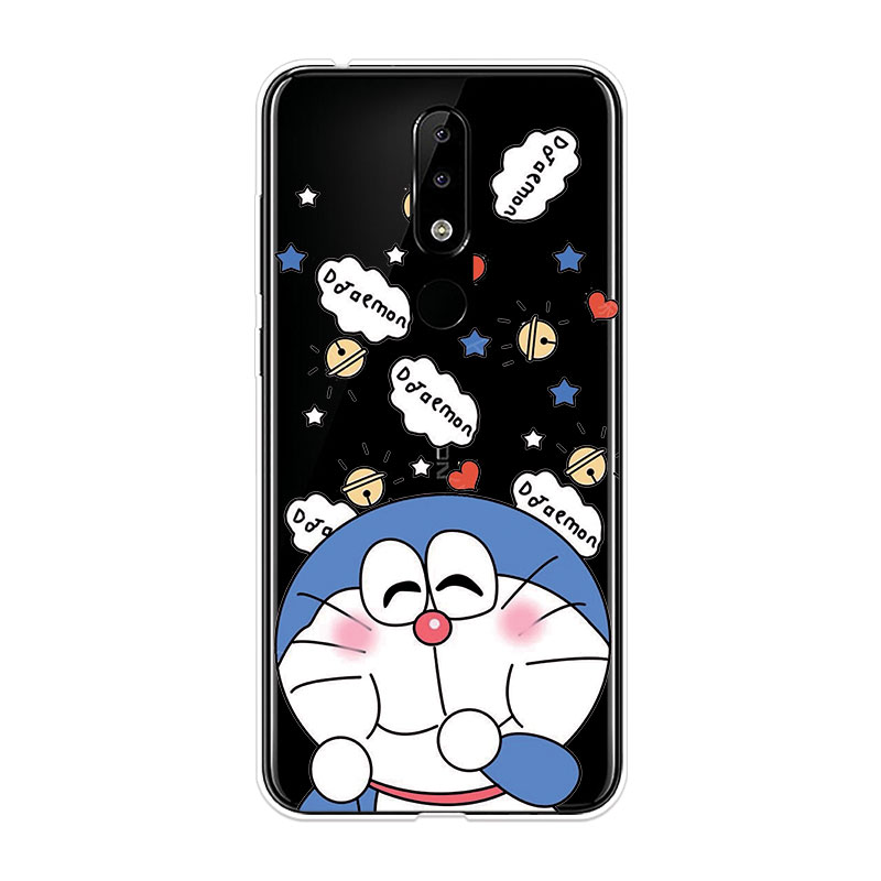 Ốp Lưng Nokia 2.1 3.1 5.1 6.1 Plus X5 X6 TPU mềm Case Doraemon Two