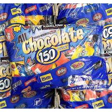 Kẹo Socola tổng hợp All Chocolate 150 Pieces 2.55kg