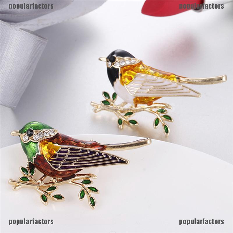 Trâm Cài Áo Hình Chú Chim Sang Trọng