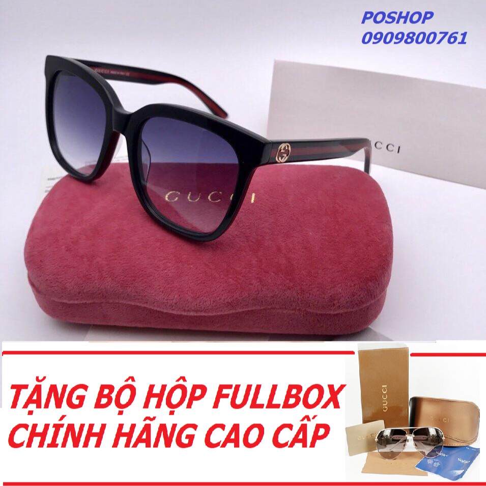 ❌POSHOP❌MẮT KÍNH NỮ ĐEN TRÒN GỌNG SỌC ĐỎ GC THỜI TRANG SÀNH ĐIỆU HOT TREND HOT TREND | BigBuy360 - bigbuy360.vn