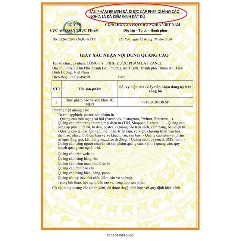 Be Men - Tăng cường sinh lý nam- Hộp 2 viên